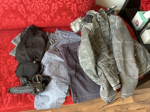 Damen kleidung grau - grau, paket